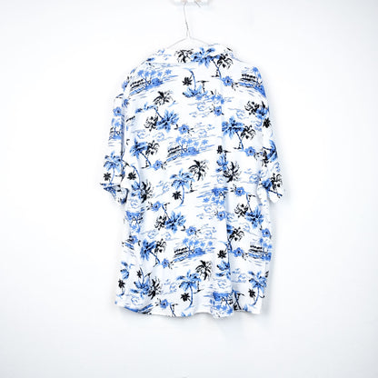 VIN-SHI-31524 Vintage πουκάμισο Hawaiian print XL