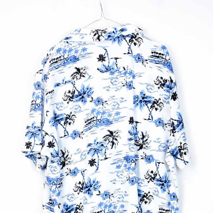 VIN-SHI-31524 Vintage πουκάμισο Hawaiian print XL