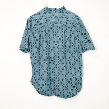 VIN-SHI-27144 Vintage πουκάμισο crazy pattern XL