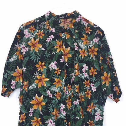 VIN-SHI-35246 Vintage πουκάμισο βαμβακερό hawaiian style 3XL