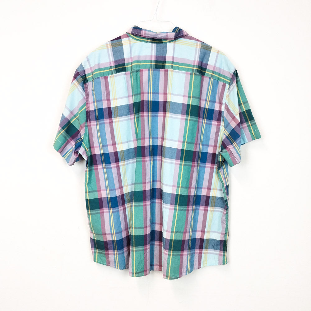 VIN-SHI-27124 Vintage πουκάμισο καρό 2XL
