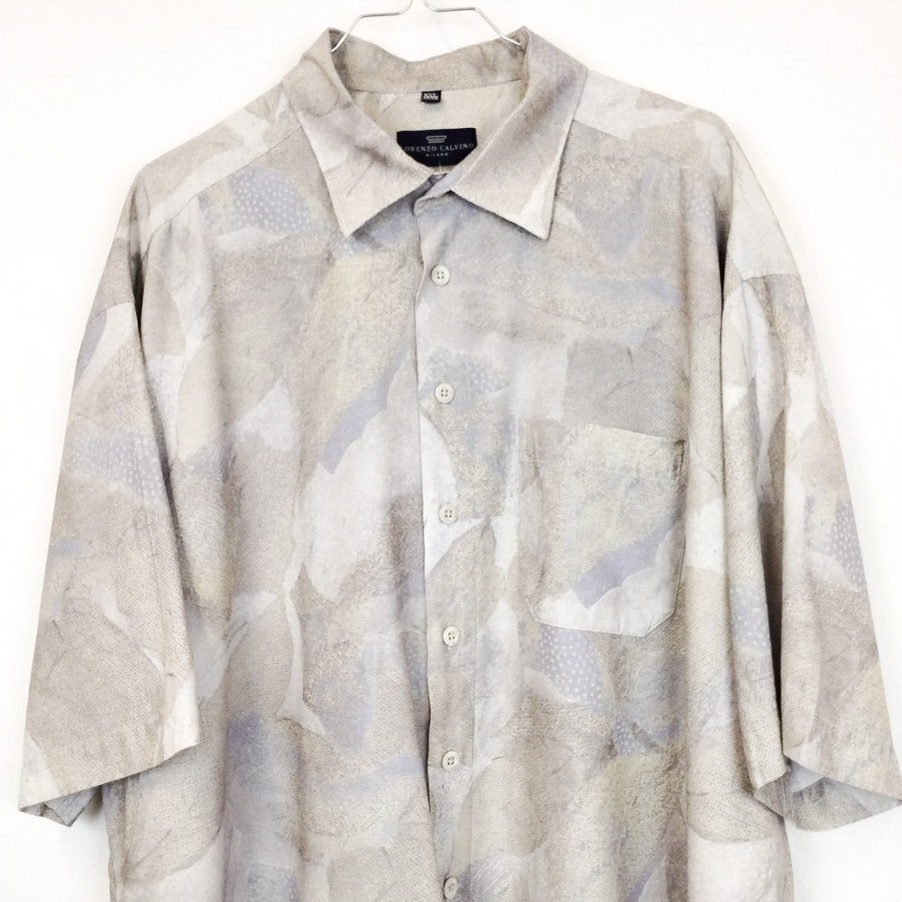 VIN-SHI-26551 Vintage πουκάμισο crazy pattern 2XL