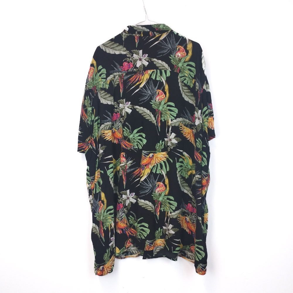 VIN-SHI-35248 Vintage πουκάμισο βισκόζη hawaiian style 5XL