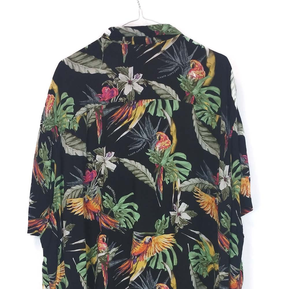 VIN-SHI-35248 Vintage πουκάμισο βισκόζη hawaiian style 5XL