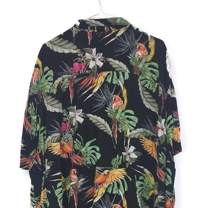 VIN-SHI-35248 Vintage πουκάμισο βισκόζη hawaiian style 5XL