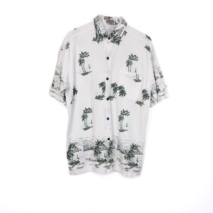 VIN-SHI-35249 Vintage πουκάμισο βαμβακερό hawaiian style XL