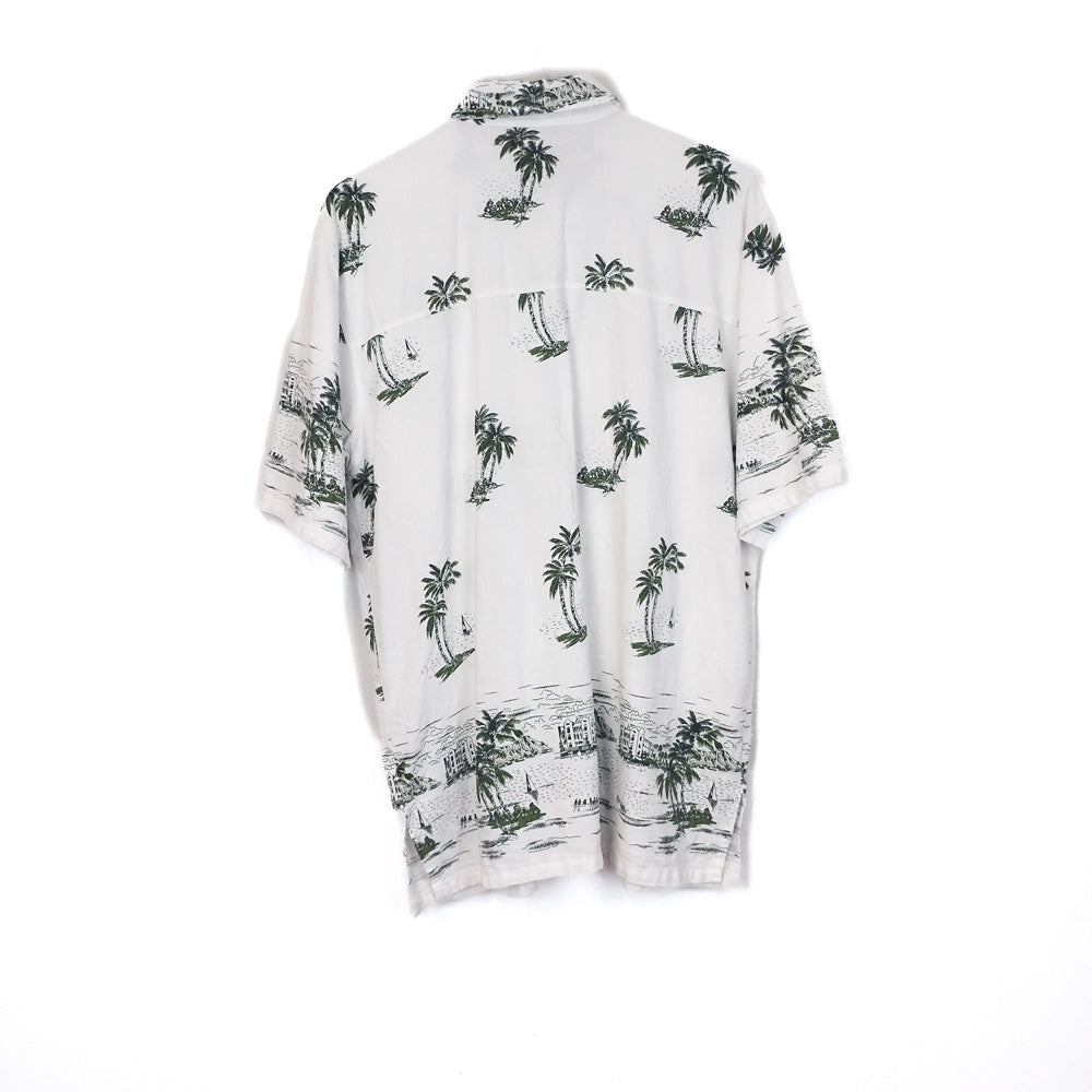 VIN-SHI-35249 Vintage πουκάμισο βαμβακερό hawaiian style XL