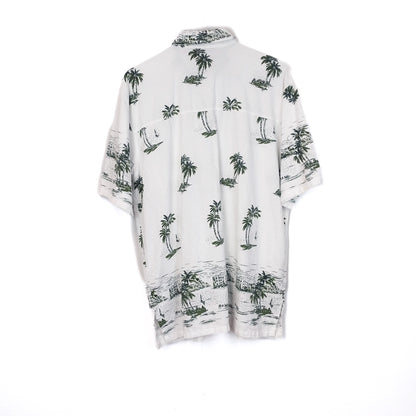 VIN-SHI-35249 Vintage πουκάμισο βαμβακερό hawaiian style XL