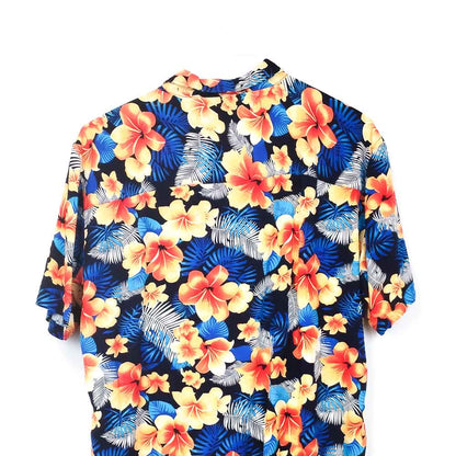 VIN-SHI-31548 Vintage πουκάμισο Hawaiian print L