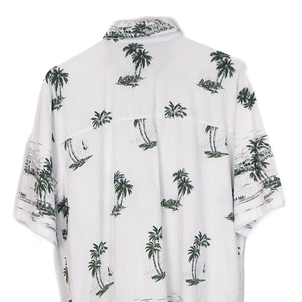 VIN-SHI-35249 Vintage πουκάμισο βαμβακερό hawaiian style XL