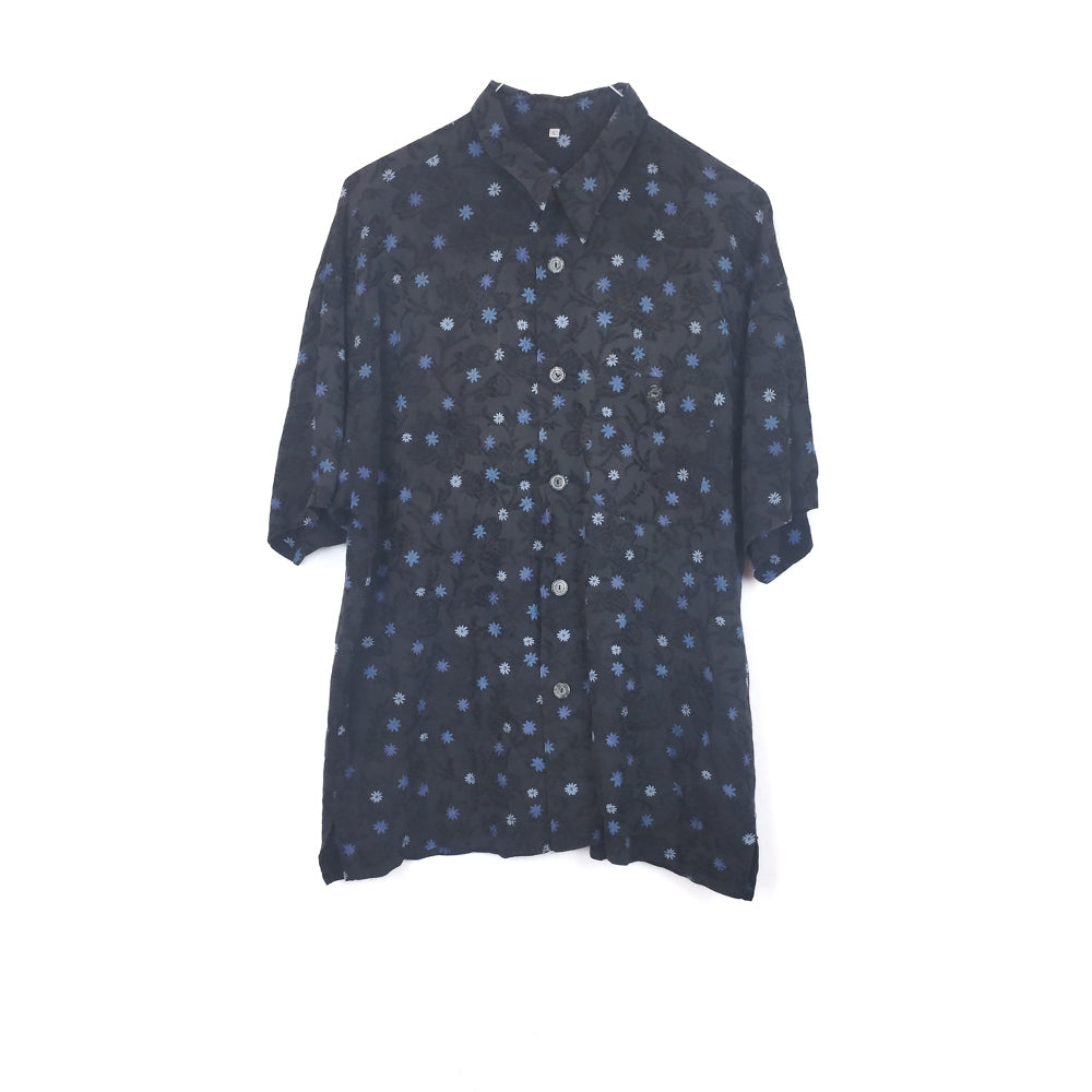 VIN-SHI-35250 Vintage πουκάμισο βαμβακερό floral L