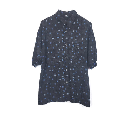 VIN-SHI-35250 Vintage πουκάμισο βαμβακερό floral L