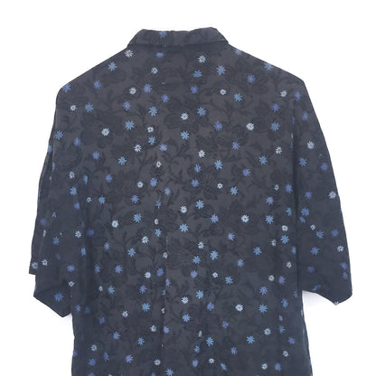 VIN-SHI-35250 Vintage πουκάμισο βαμβακερό floral L