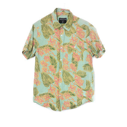 VIN-SHI-35252 Vintage πουκάμισο βαμβακερό hawaiian style S