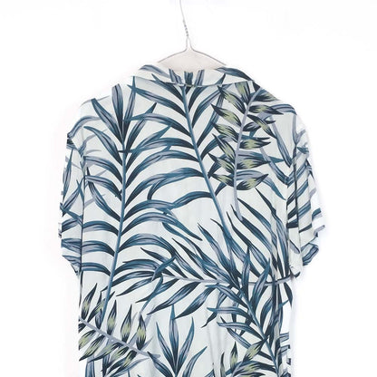 VIN-SHI-35254 Vintage πουκάμισο βισκόζη hawaiian style S