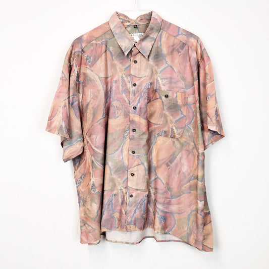 VIN-SHI-27115 Vintage πουκάμισο crazy pattern 2XL