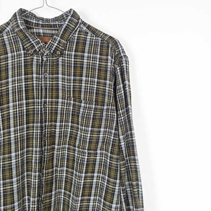 VIN-SHI-25318 Vintage πουκάμισο flannel καρό L
