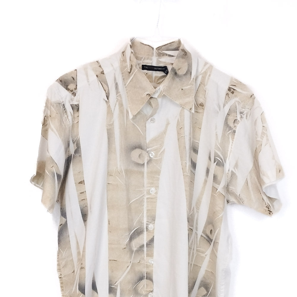 VIN-SHI-35259 Vintage πουκάμισο crazy pattern XL