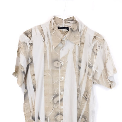 VIN-SHI-35259 Vintage πουκάμισο crazy pattern XL
