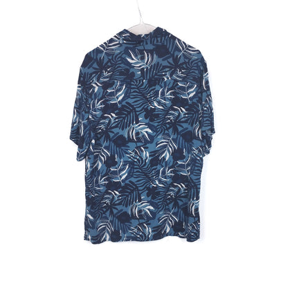 VIN-SHI-35241 Vintage πουκάμισο βισκόζη hawaiian style M