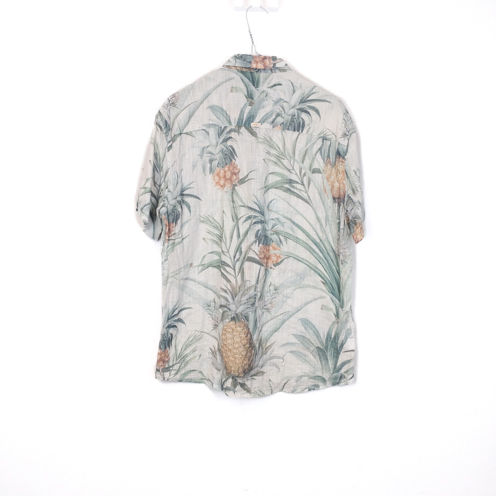 VIN-SHI-35260 Vintage πουκάμισο βαμβακερό crazy pattern M