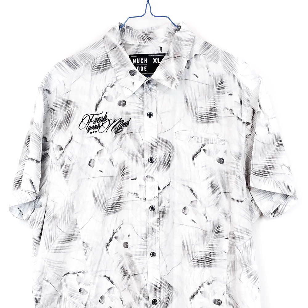 VIN-SHI-31813 Vintage πουκάμισο hawaiian print L