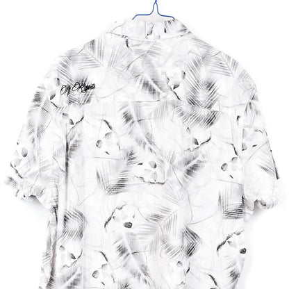 VIN-SHI-31813 Vintage πουκάμισο hawaiian print L