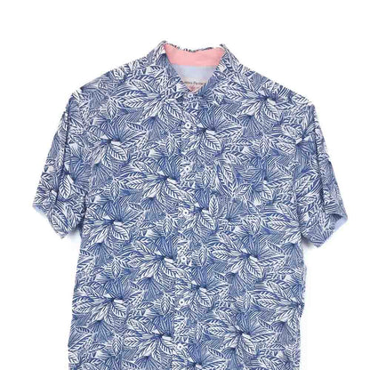 VIN-SHI-35261 Vintage πουκάμισο βαμβακερό crazy pattern M