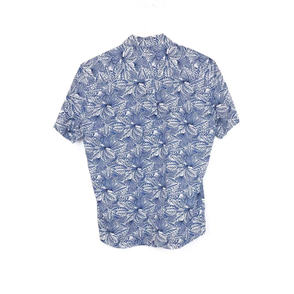 VIN-SHI-35261 Vintage πουκάμισο βαμβακερό crazy pattern M
