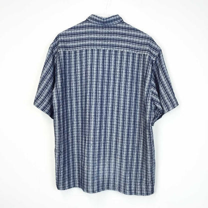 VIN-SHI-26082 Vintage πουκάμισο crazy pattern XL