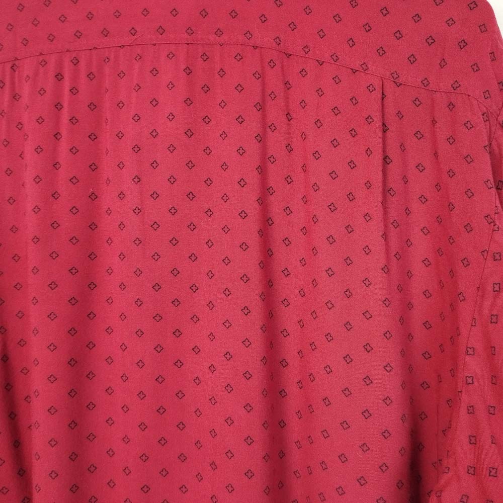 VIN-SHI-26097 Vintage πουκάμισο crazy pattern XL