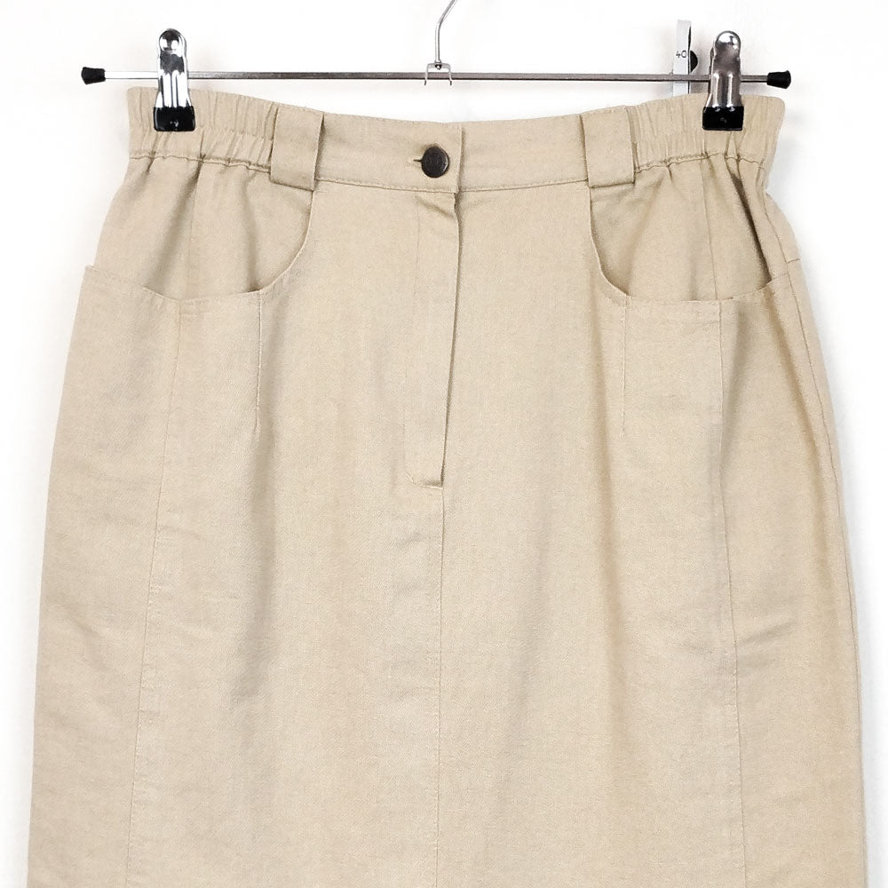 VIN-SKI-31585 Vintage ντένιμ μίντι φούστα M-L