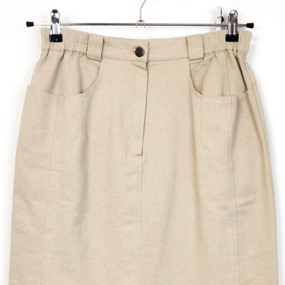 VIN-SKI-31585 Vintage ντένιμ μίντι φούστα M-L