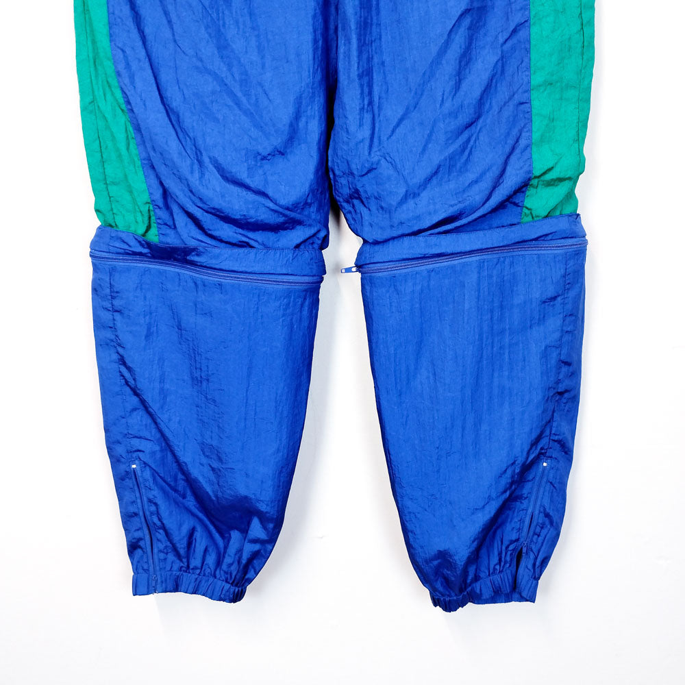 VIN-TR-26911 Vintage αθλητικό παντελόνι μπλε-πράσινο XL