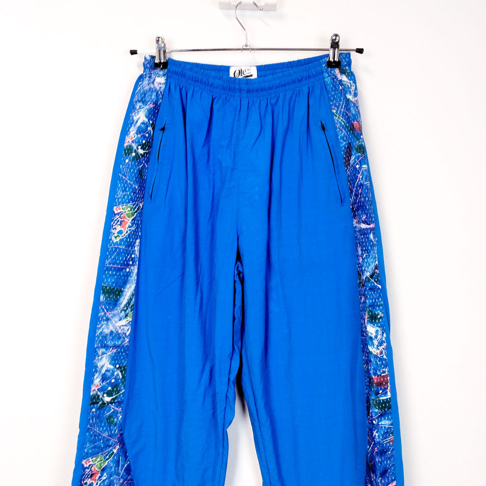VIN-TR-26900 Vintage αθλητικό παντελόνι μπλε S-M