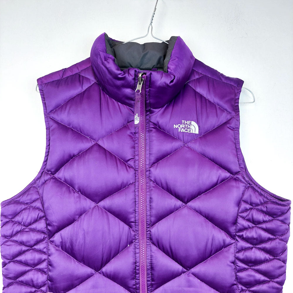 VIN-OUTW-28529 Preloved μπουφάν αμάνικο πουπουλένιο The North Face L