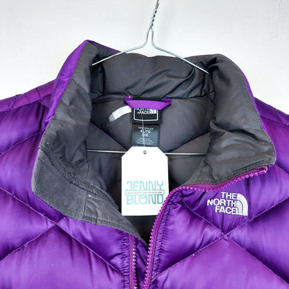 VIN-OUTW-28529 Preloved μπουφάν αμάνικο πουπουλένιο The North Face L