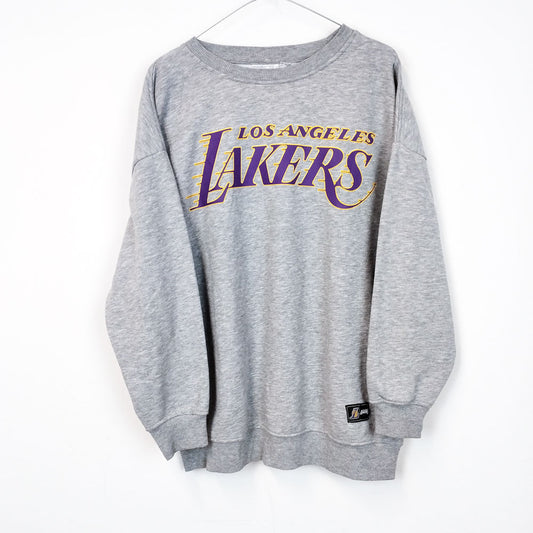 VIN-SW-27131 Vintage φούτερ Los Angeles Lakers γκρι L
