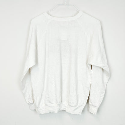 VIN-SW-26115 Vintage μπλούζα φούτερ λευκό M-L