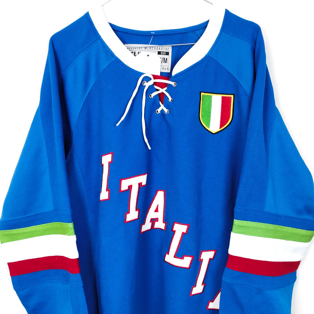 VIN-SW-27188 Vintage αθλητική μπλουζα Italy national hockey team S-M