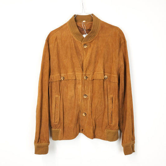 VIN-OUTW-26288 Vintage δερμάτινο suede jacket unisex S