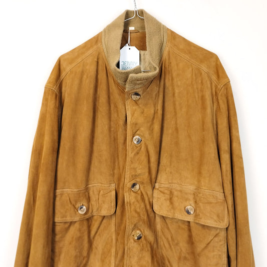 VIN-OUTW-26256 Vintage δερμάτινο suede jacket unisex Μ