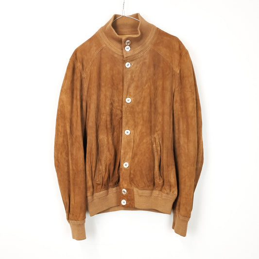 VIN-OUTW-26289 Vintage δερμάτινο suede jacket unisex S