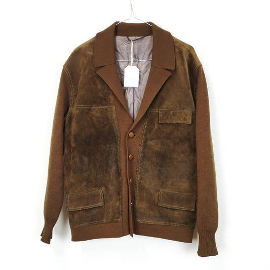 VIN-OUTW-26346 Vintage δερμάτινο suede jacket unisex S
