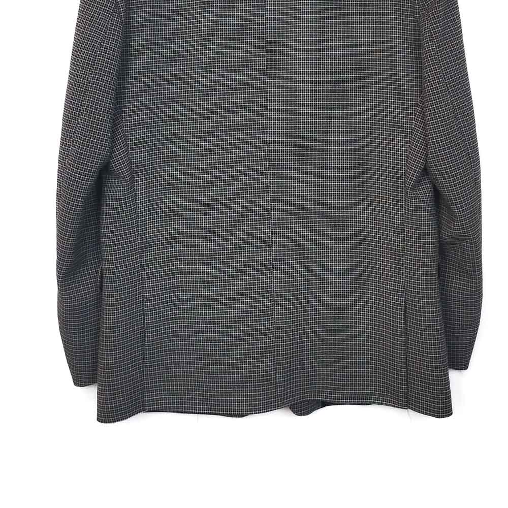 VIN-OUTW-35203 Vintage καρό σακάκι κοστουμιού M-L