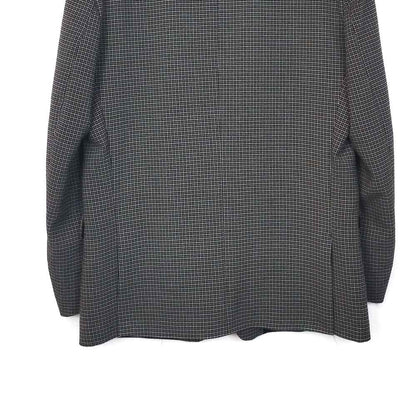 VIN-OUTW-35203 Vintage καρό σακάκι κοστουμιού M-L