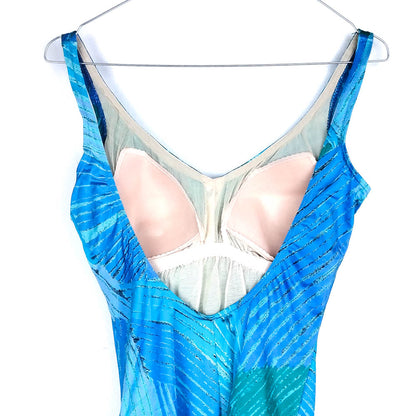 VIN-SWI-31603 Vintage μαγιό ολόσωμο 80s-90s style S