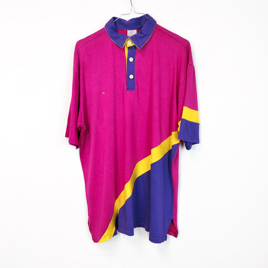 VIN-TEE-27093 Vintage t-shirt ροζ XL