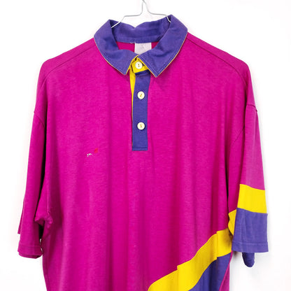 VIN-TEE-27093 Vintage t-shirt ροζ XL