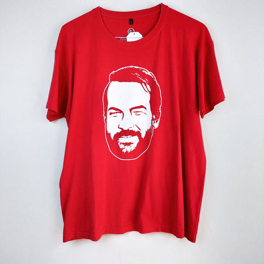 VIN-TEE-27730 Vintage κόκκινο T-shirt XL 
